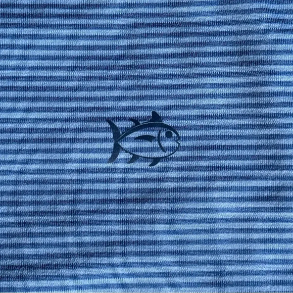 Men’s Southern Tide Cruiser Micro-Stripe Heather Quarter Zip - Picture 3 of 6